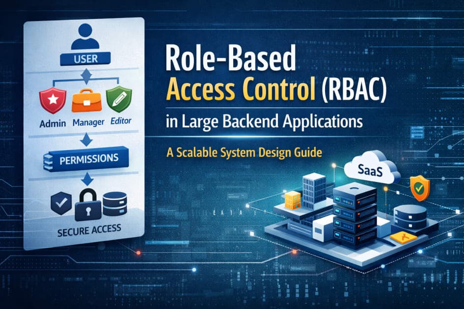 Role-Based Access Control (RBAC) in Large Backend Applications: A Scalable System Design Guide
