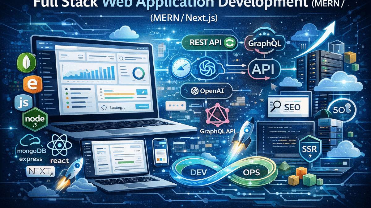 Full Stack Web Application Development (MERN / Next.js)